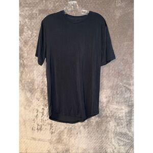 Jack Archer Scoop Neck Black Short Sleeve Modal Blend T-Shirt Medium #767